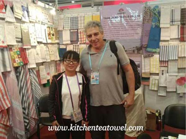 Tea Towels were Showed up on the 122nd Canton Fair