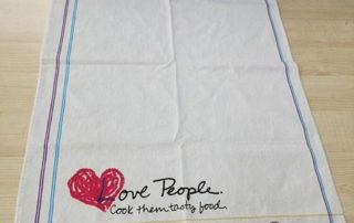 Cotton embroidered printed kitchen towel kitchen towels